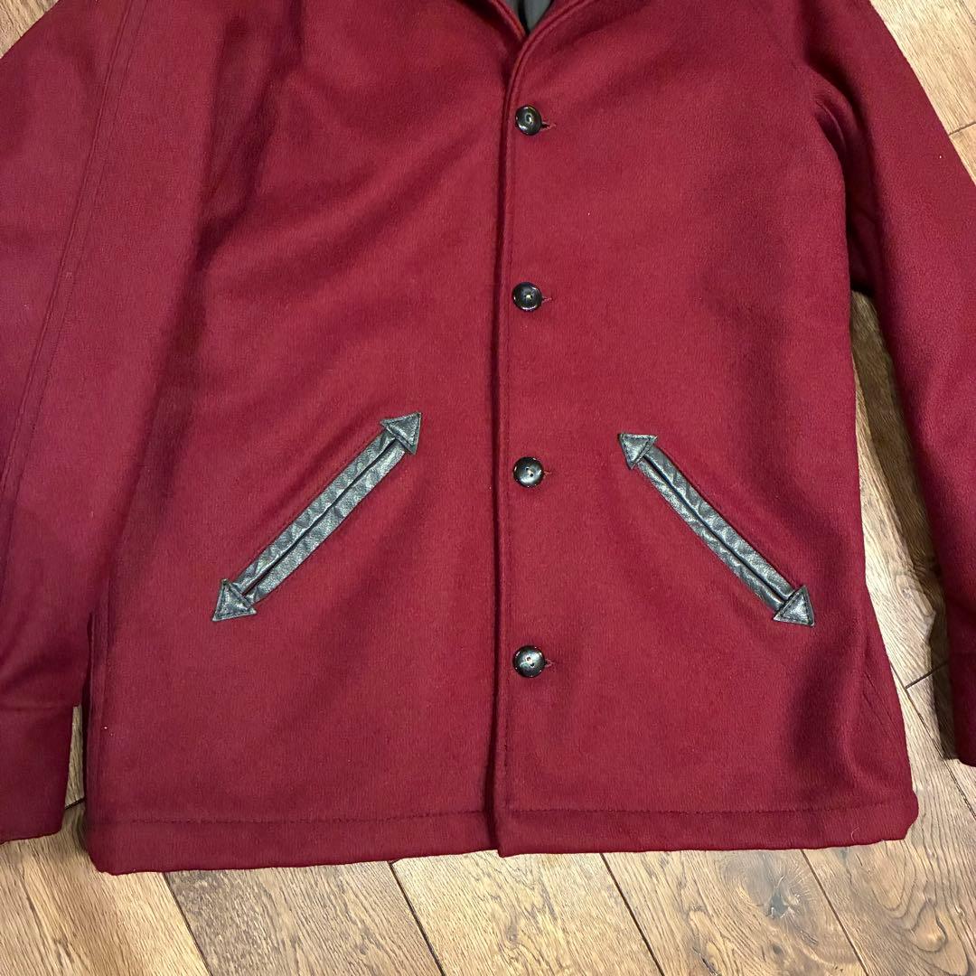 美品】SKOOKUMスクーカム ファラオジャケット バーガンディ スタジャン