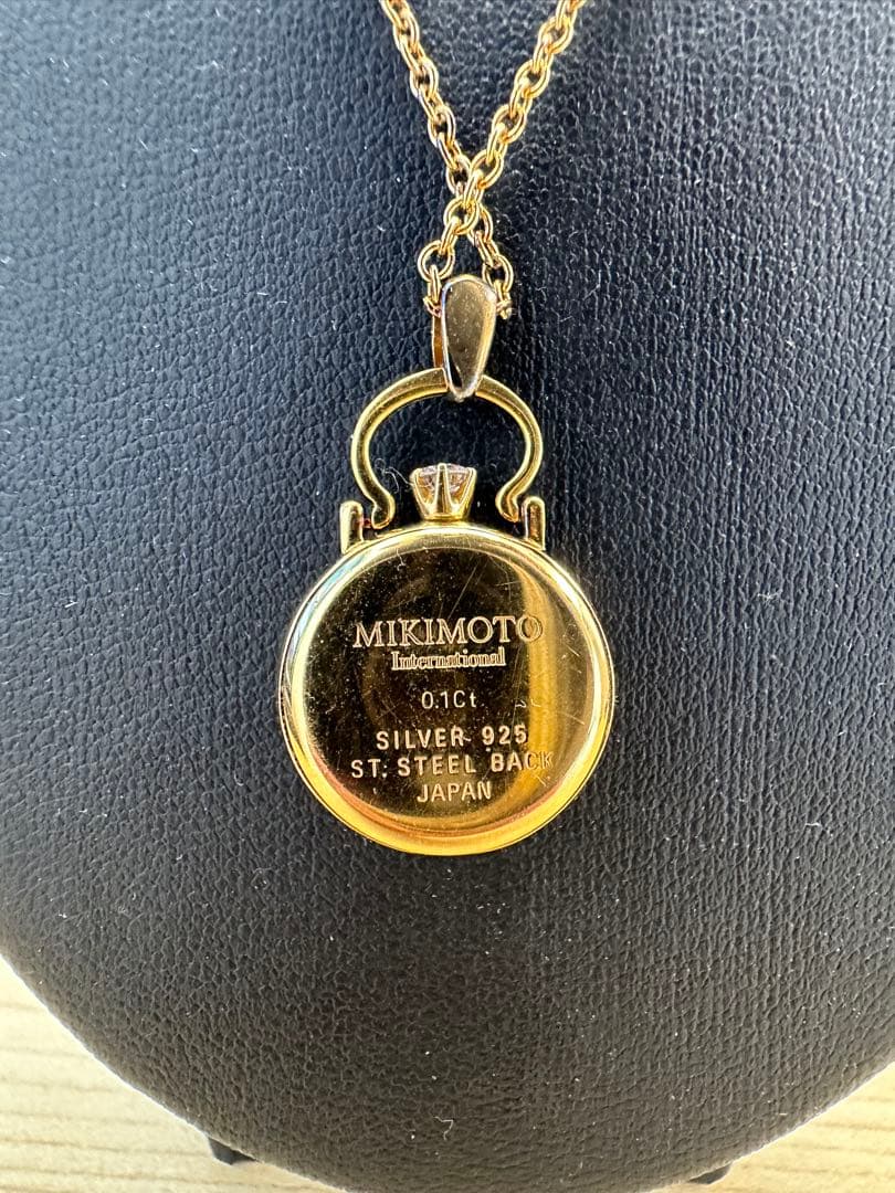 ◇WH-3909◇』MIKIMOTOミキモト☆ペンダントウォッチリューズダイヤ