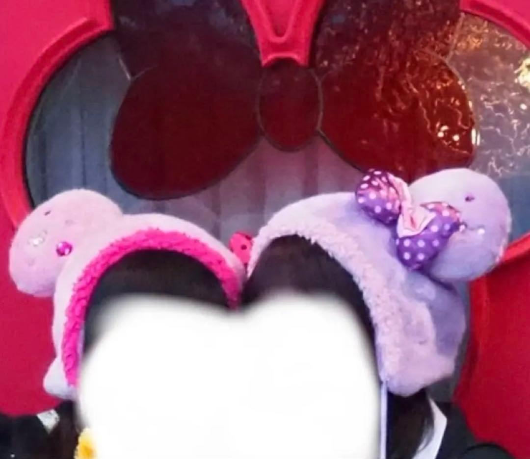 ディズニー ファンキャップ紫ピンク2個セット - メルカリ