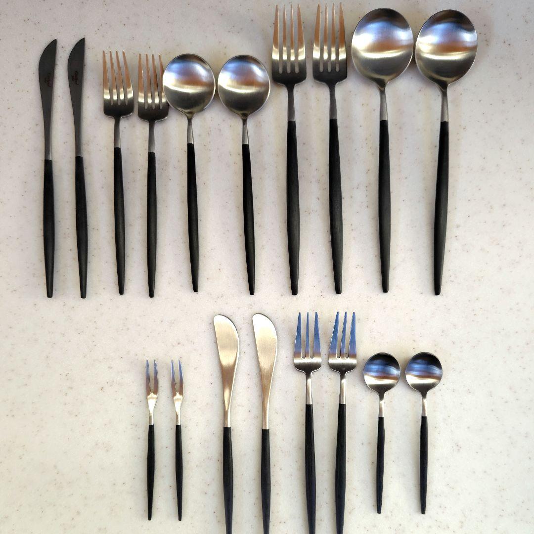 クチポール Cutipol ゴア GOA 9種×18本セット 正規品 クチポール GOA/ゴア デザート 6本 ギフトセット ブラックシルバー 黒