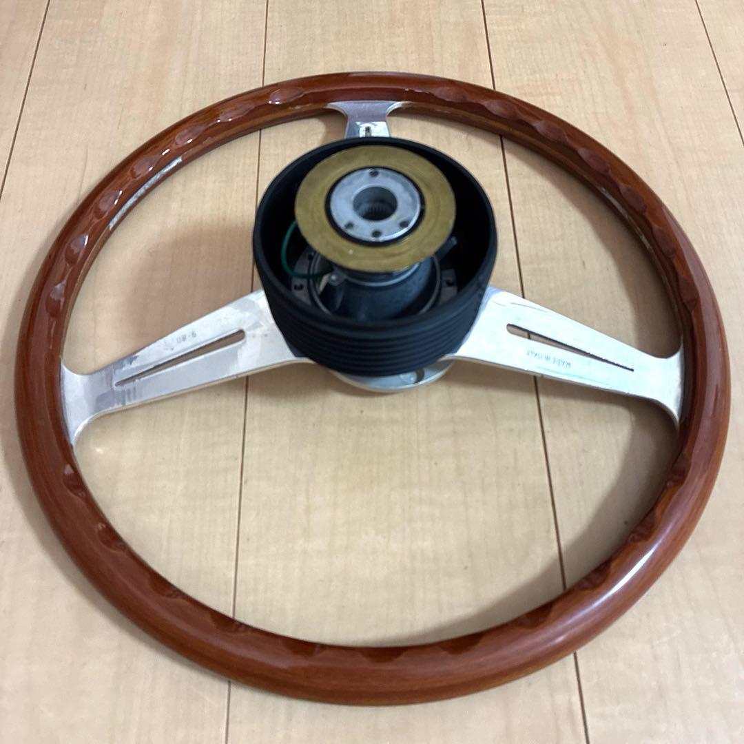 【ビンテージ】ナルディ クラシック　ウッド　ステアリング　36.5cm