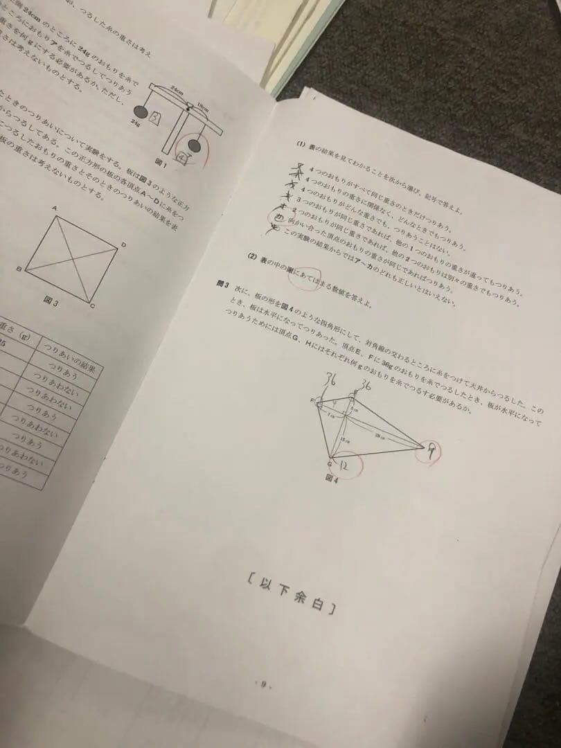 早稲田アカデミー 早稲田中 模試計8回 オープン/合格/サピックス 2024年