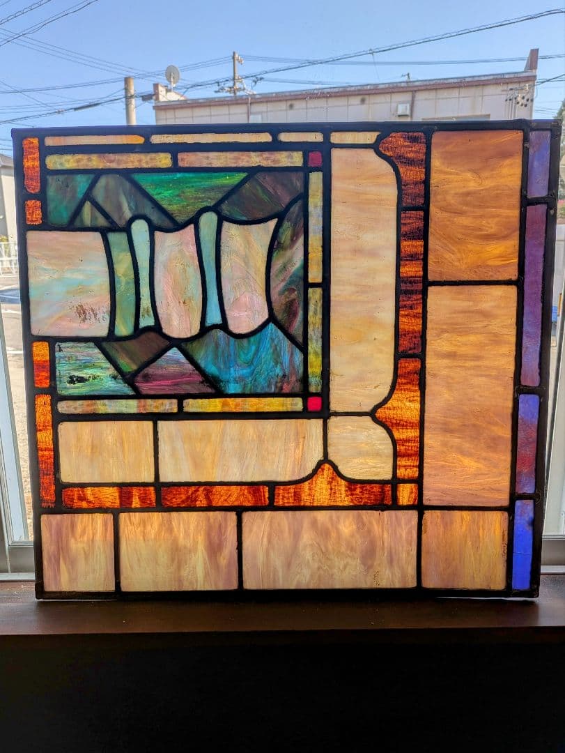 dajjan　希少大型　優しい光と共に　優美なビンテージ　ステンドグラス SH-A-GL90 | ステンドグラスの専門メーカー｜SEVEN HOME (Pure Glass)