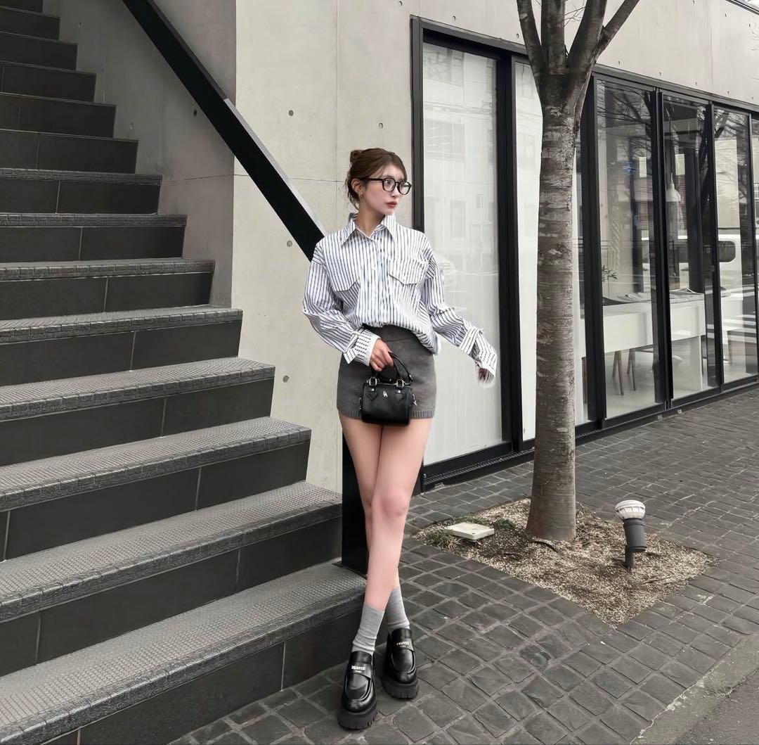 DIANTE ディアンテ ブラックローファー 厚底 Mサイズ - メルカリ