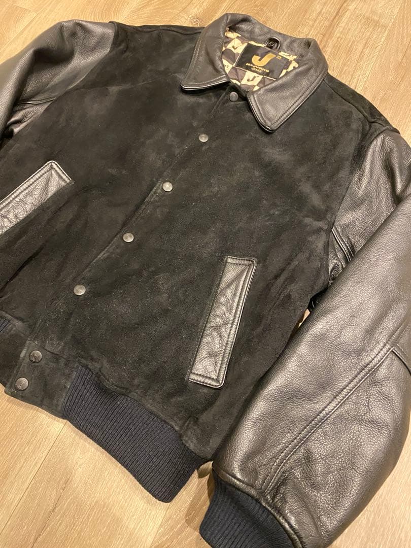 Mr.Junko スタジャン スエード レザージャケット 本革 80s - メルカリ