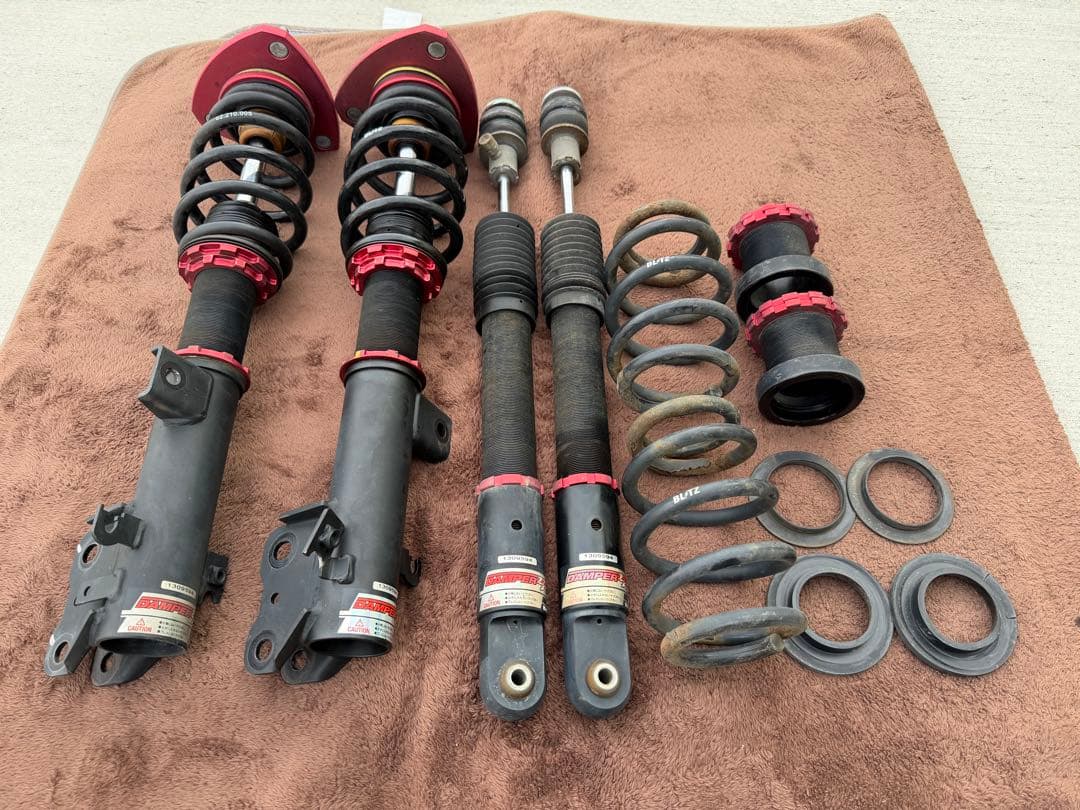 RK1 RK5 ステップワゴン ブリッツ ZZ-R 車高調 減衰調整 程度良 BLITZ