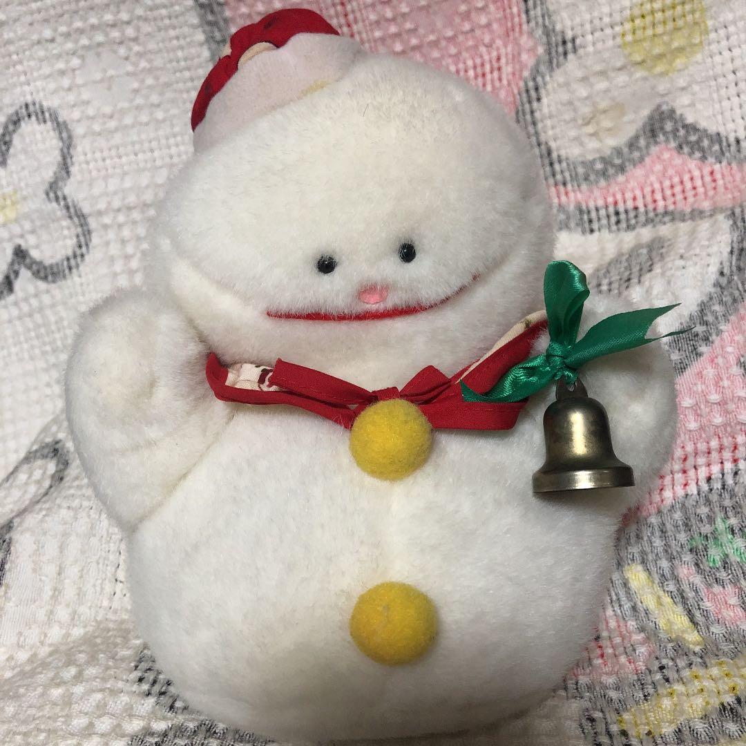 昭和レトロ 雪だるま ぬいぐるみ 中古品 - メルカリ