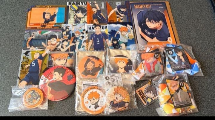 ハイキュー 烏野 影山 日向 月島 西谷 菅原 ステッカー ファイル 缶バ