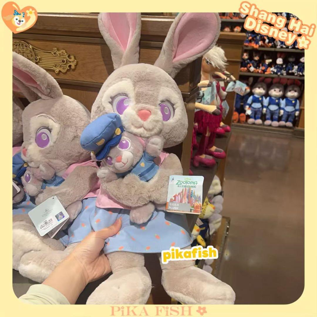【最新☆正規品】ジュディ　ジュディの母　ズートピア　ぬいぐるみ　上海ディズニー Disney - 【現地購入☆正規品】ジュディ ズートピア ぬいぐるみ 上海