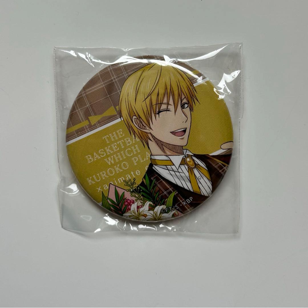 黒子のバスケ 黄瀬涼太 缶バッジ アニメイトカフェ