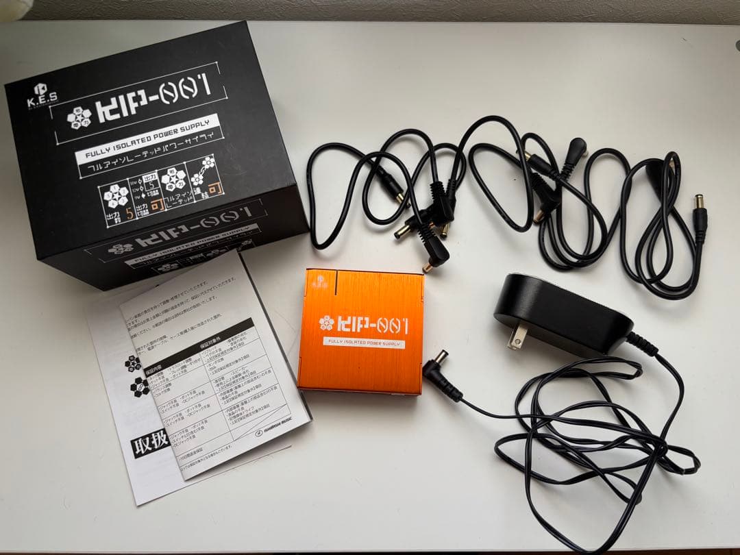 K.E.S. KIP-001 パワーサプライ KIKUTANI キクタニ K.E.Sの大定番パワーサプライ3モデルにオールブラックの限定仕様が登場