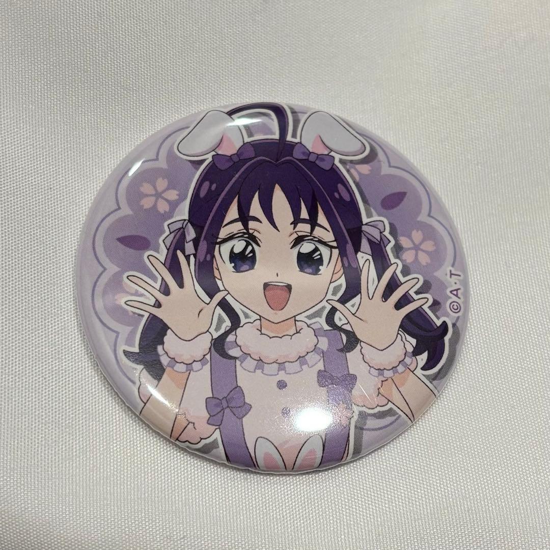 キミとアイドルプリキュア さくらイースター 缶バッジ 紫雨こころ