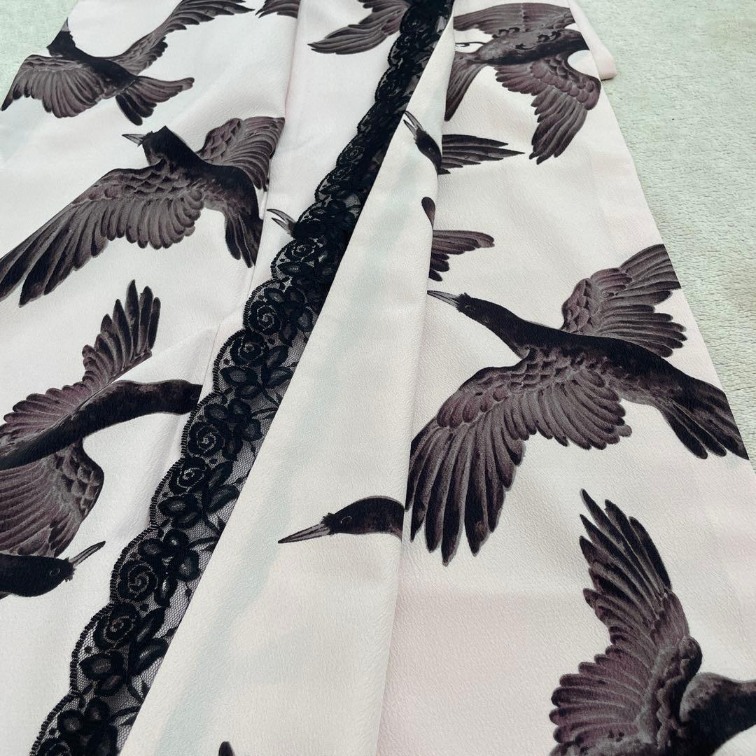 希少】岡重 八咫烏 着物 振袖 成人式