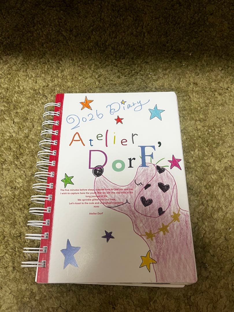 2026 Diary Atelier Dorf スケジュール帳 加藤愛里 - メルカリ