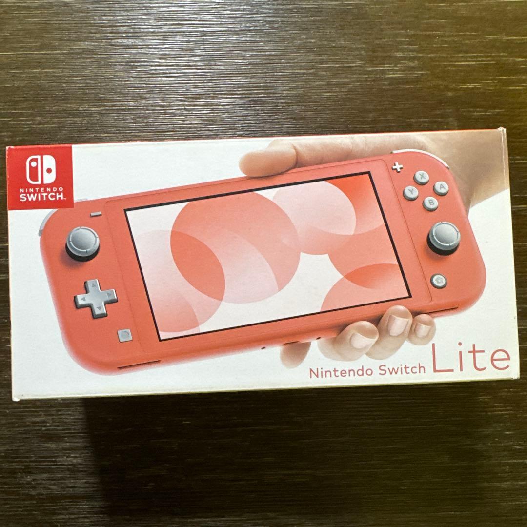 美品　任天堂　Switch Lite コーラルピンク　箱充電ケーブル付 Switch Lite 本体 箱 充電器 コーラル 動作確認済 #131｜Yahoo!フリマ
