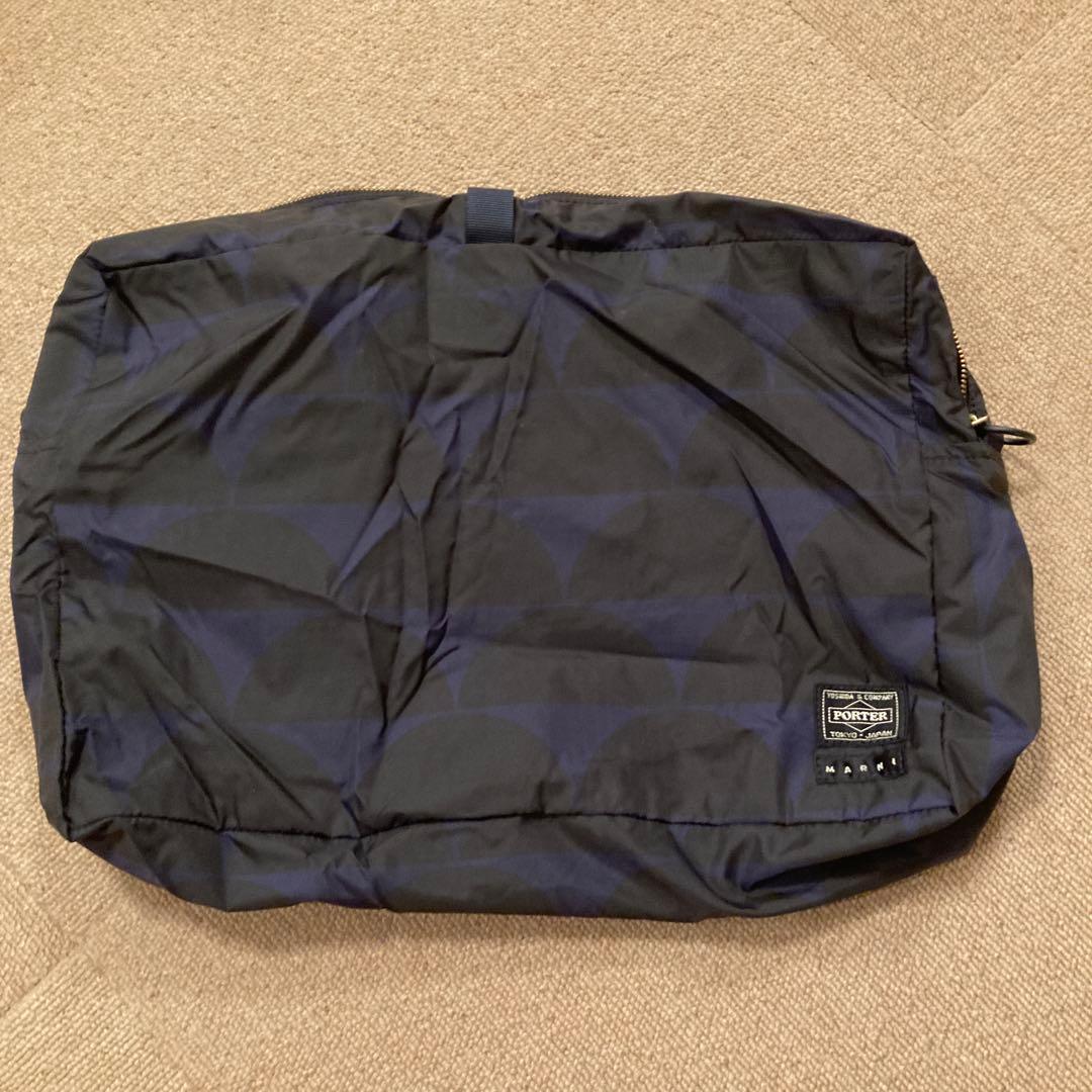 PORTER MARNI ネイビー バッグ 楽天市場】PORTER MARNI ポーター マルニ コラボバッグ 2WAY トート