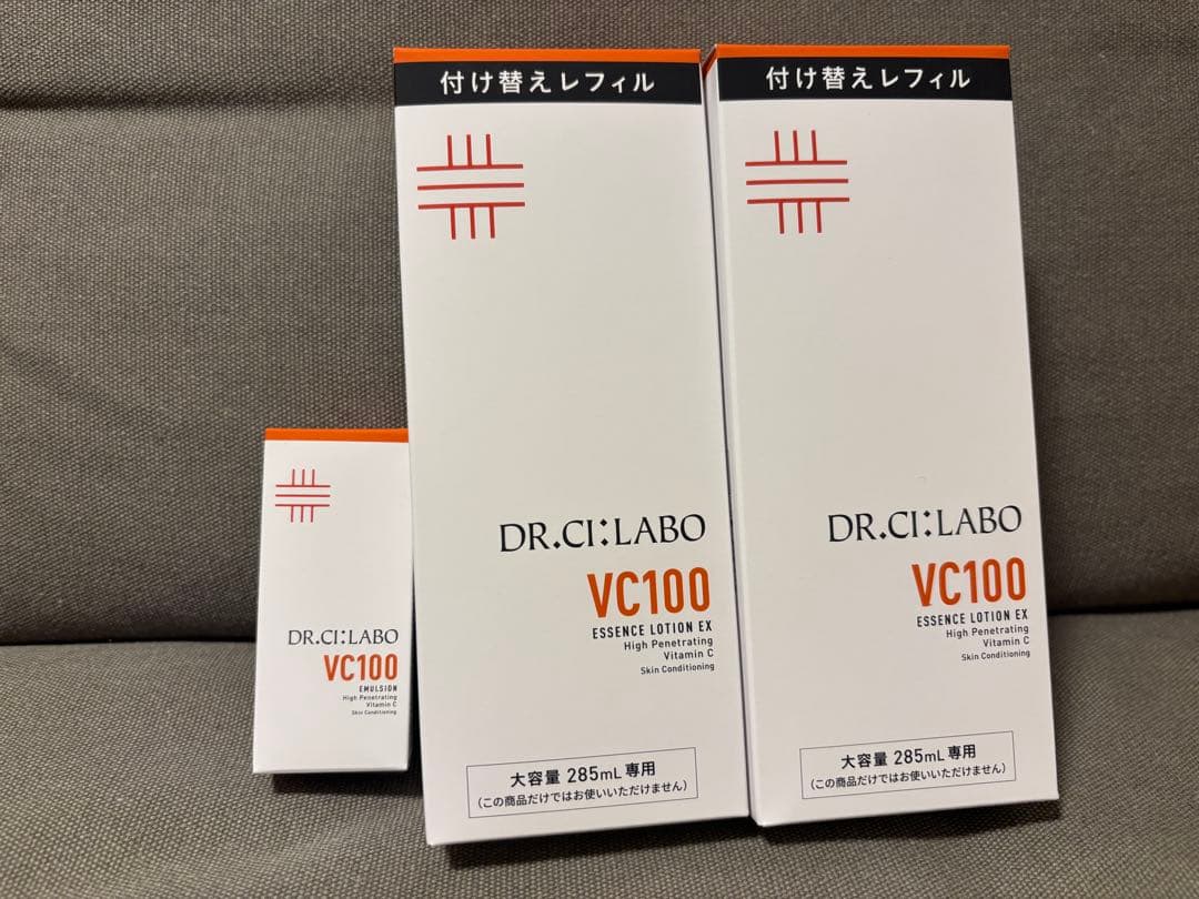 新品ドクターシーラボ VC100 エッセンスローションEX R 285ml 2本 Amazon.co.jp: ドクターシーラボ ( DR.CI:LABO ) ( 旧モデル ) VC100
