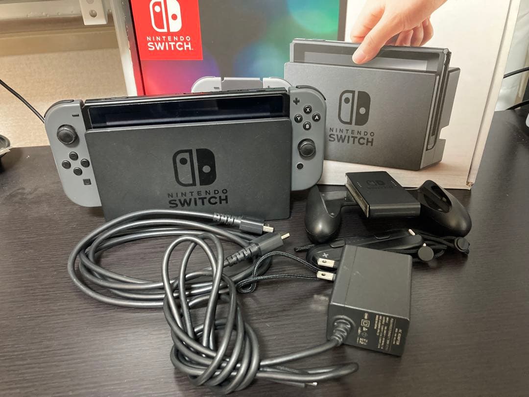 Nintendo Switch 本体 グレー　動作確認済 Nintendo Switch 本体 グレー 動作確認済み - メルカリ