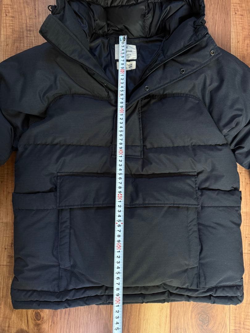 Snow peak アノラックダウン 焚き ブラック S - メルカリ