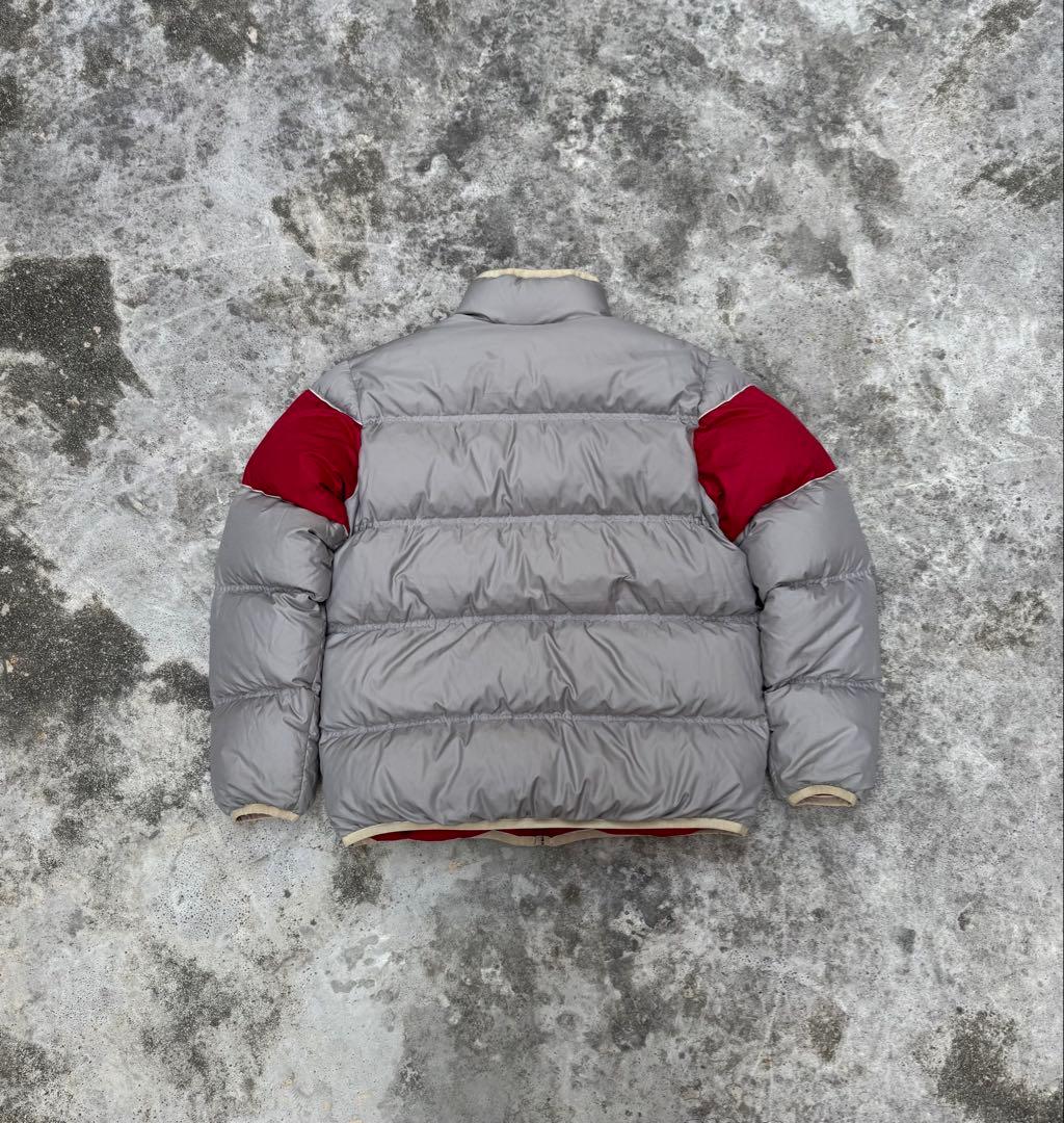 90s NIKE ナイキ リバーシブルダウンジャケット 刺繍ロゴ 希少サイズ