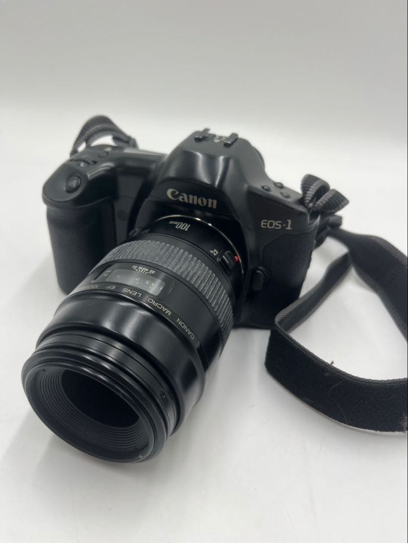 Canon EOS-1 フィルムカメラ　EF 100mm 1:2.8 Canon EF 100mm F/2.8 Prime Lens for Canon DSLR Camera (Black