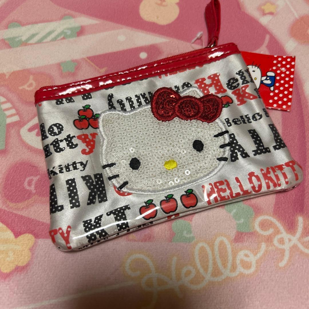 レトロ☆ハローキティ キラキラポーチ - メルカリ