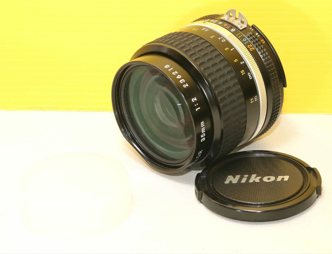 ⭐ニコン NIKON AI-S NIKKOR 35mm F2⭐ MINT] Nikon NIKKOR AI-S 35mm F2 f/2 made in Japan Bright Wide