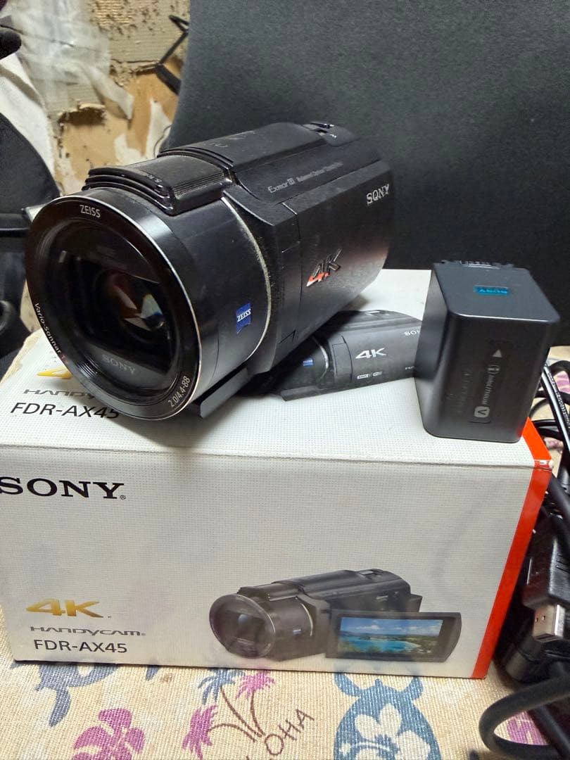 SONY ハンディカム FDR-AX45 4K Amazon | SONY(ソニー) 4K ビデオカメラ Handycam FDR-AX45(2018年