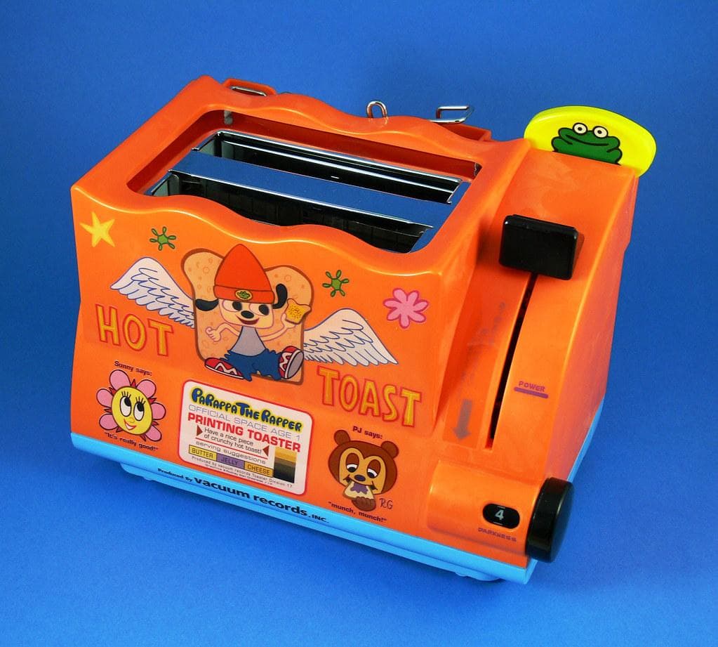 パラッパラッパー ポップアップ トースター プリンティング