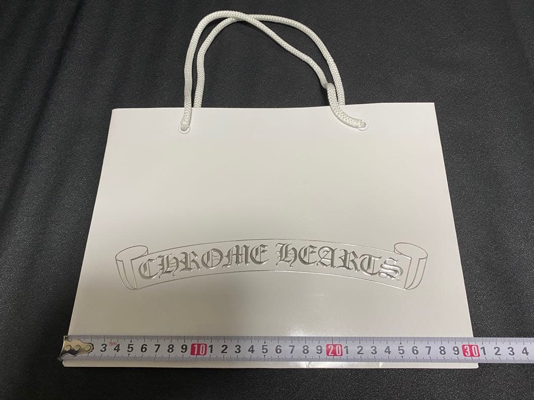 クロムハーツ☆ショッパー☆ショップ袋☆紙袋☆白/ホワイト☆Mサイズ