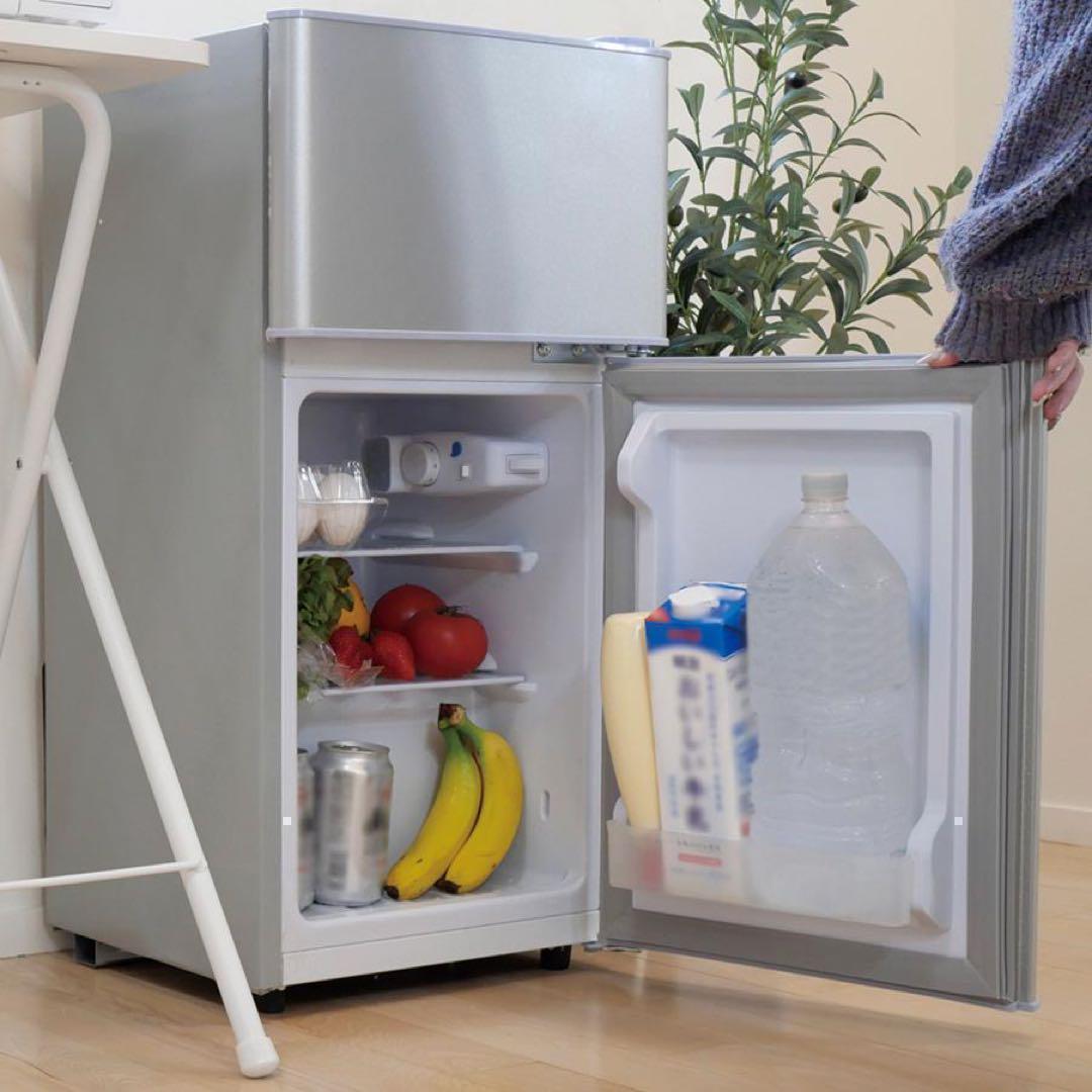 中古美品 冷蔵庫T0128 一人暮らし冷凍冷蔵庫 60L ブラック - メルカリ