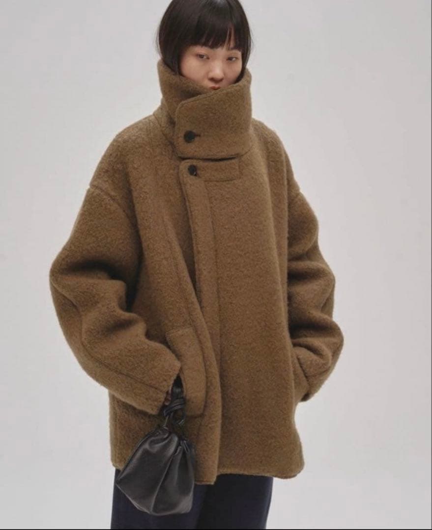 TODAYFUL Standcollar Boucle Jacket 新品タグ付 TODAYFUL StandcollarBoucleJacket ブラック36 STANDCOLLAR BOUCLE