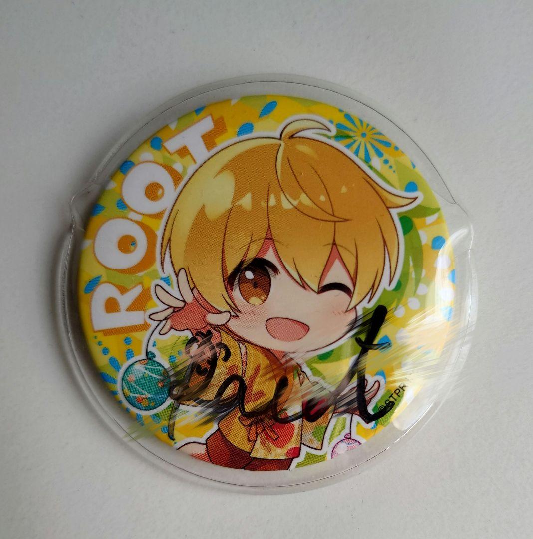 すとぷり るぅとくん 夏デフォ 缶バッジ 缶バ サイン サイン入り るぅ