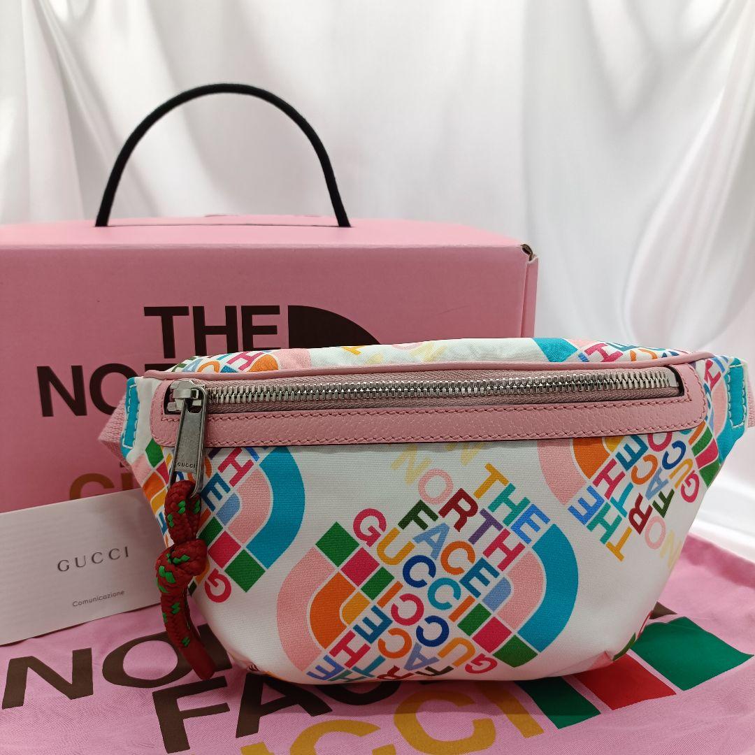 美品 グッチ×ノースフェイス ボディバッグ マルチカラー ナイロン 楽天市場】【新品・未使用品】グッチ GUCCI THE NORTH FACE ノース