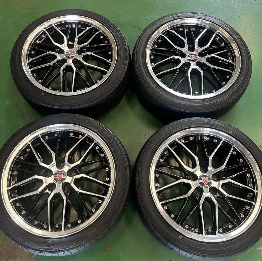 共豊　AME シュタイナー　LMX 18インチ　7.5J 4本セットホイールのみ