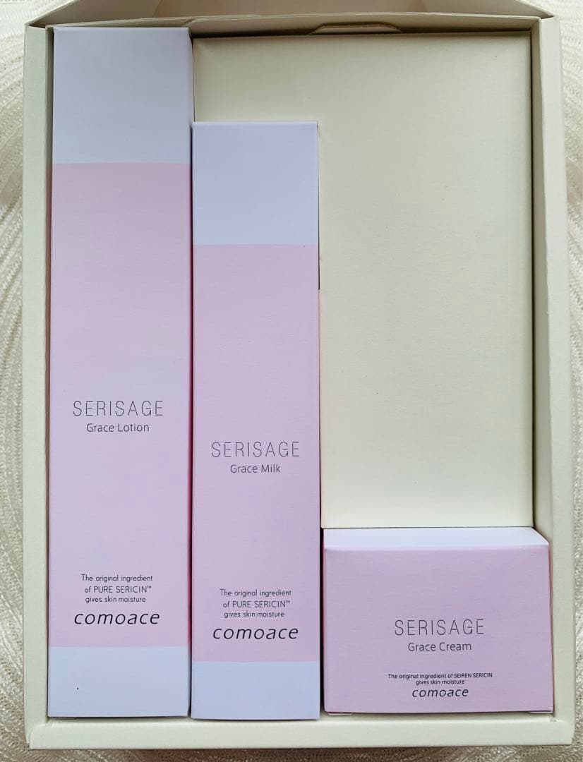 【新品】コモエース　セリサージュグレイス　３点セット　化粧水　乳液　クリーム セリサージュ クリスタルローション
