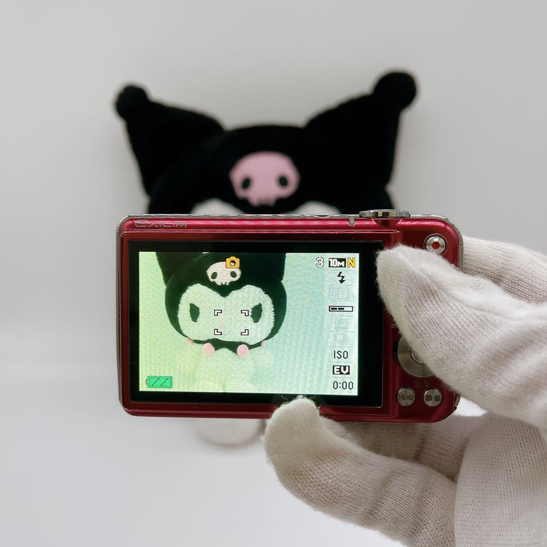 美品】CASIOEXILM CARD EX-S10オールド コンデジ レッド - メルカリ