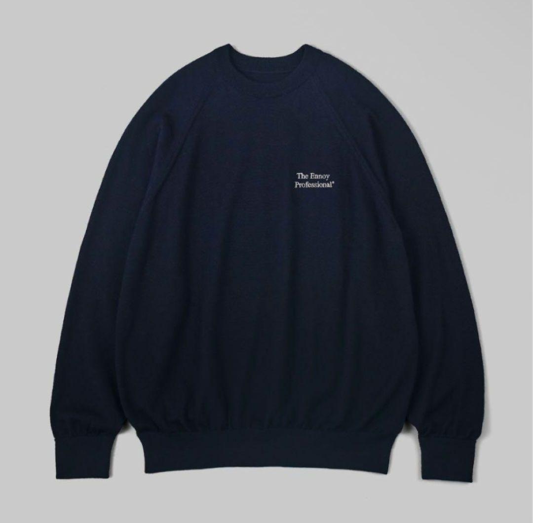 ENNOY MERINO WOOL SWEATER (NAVY) XXLの通販はau PAY マーケット