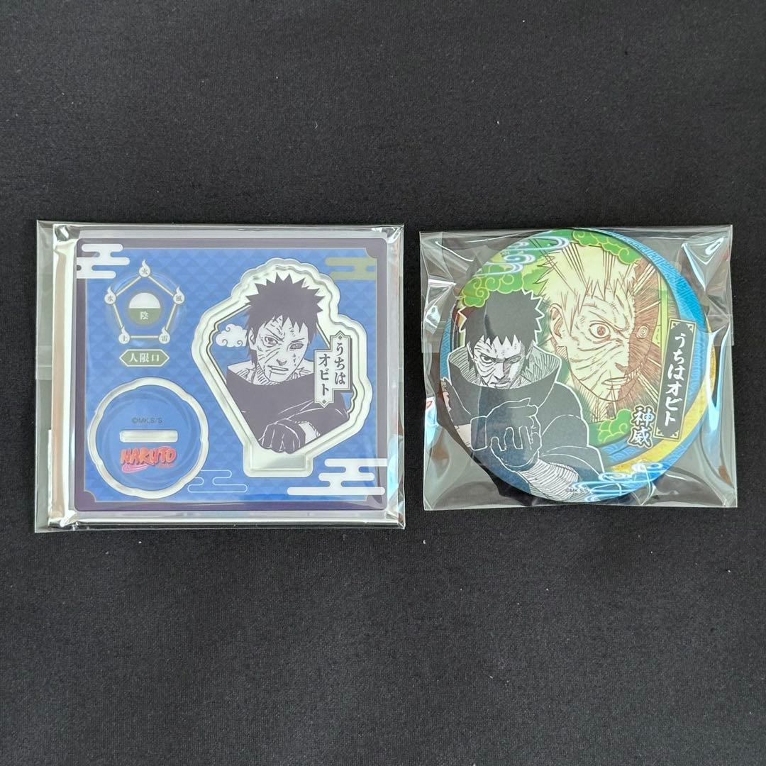 NARUTO オビト うちはオビト アクリルフィギュア 缶バッジ 中国限定
