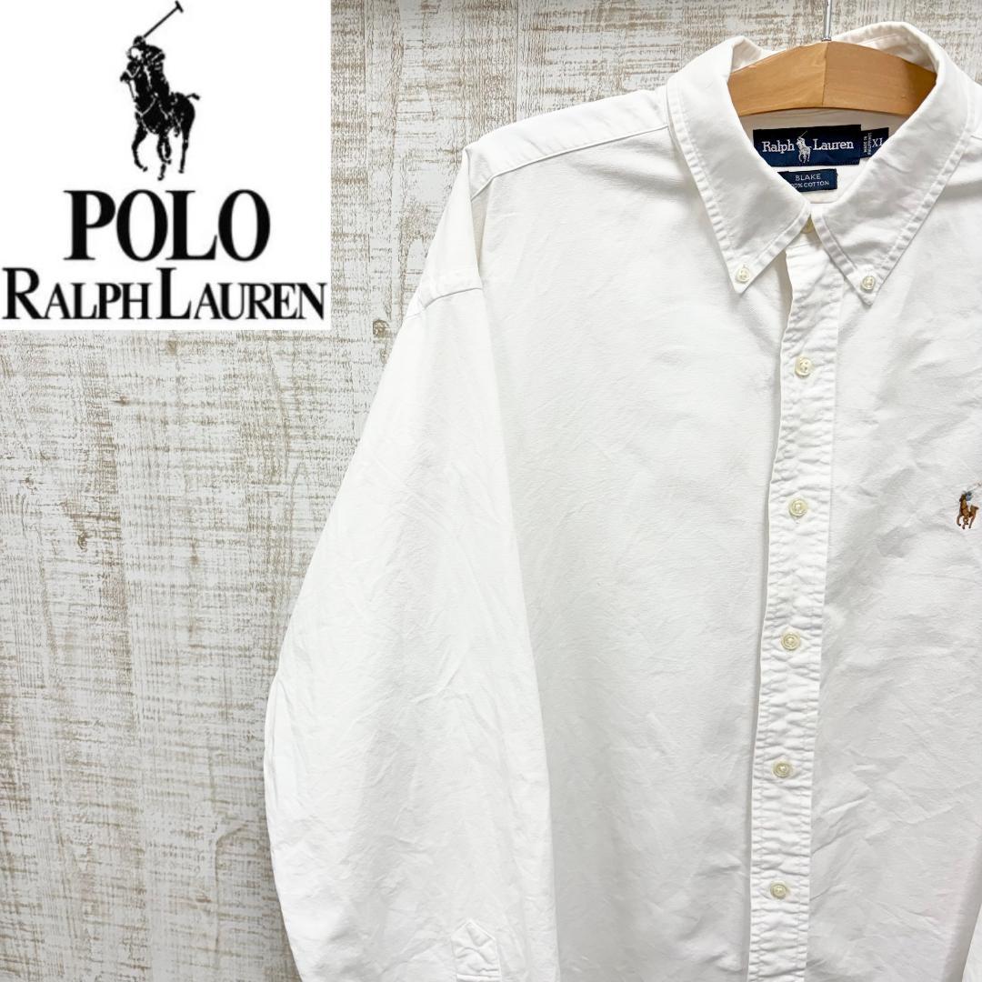 2506F59《刺繡ポニー》ポロラルフローレン 長袖コットンシャツ