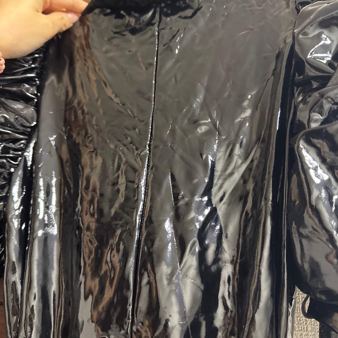 ゴスロリ 伯爵夫人 ゴシックエナメルマーメイドワンピース ブラック