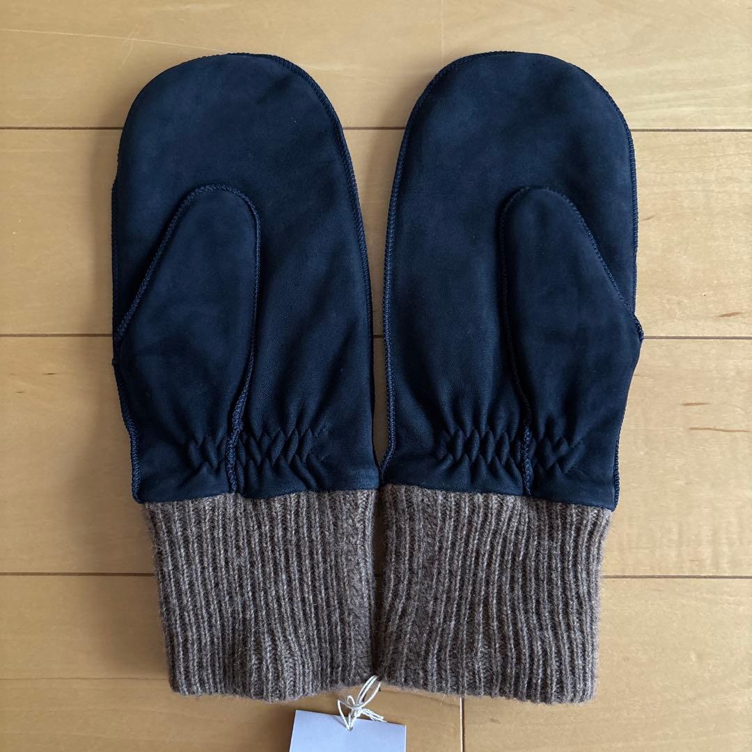 新品】ヴィヴィアン ウエストウッド BIG ORB メンズミトン手袋 羊革