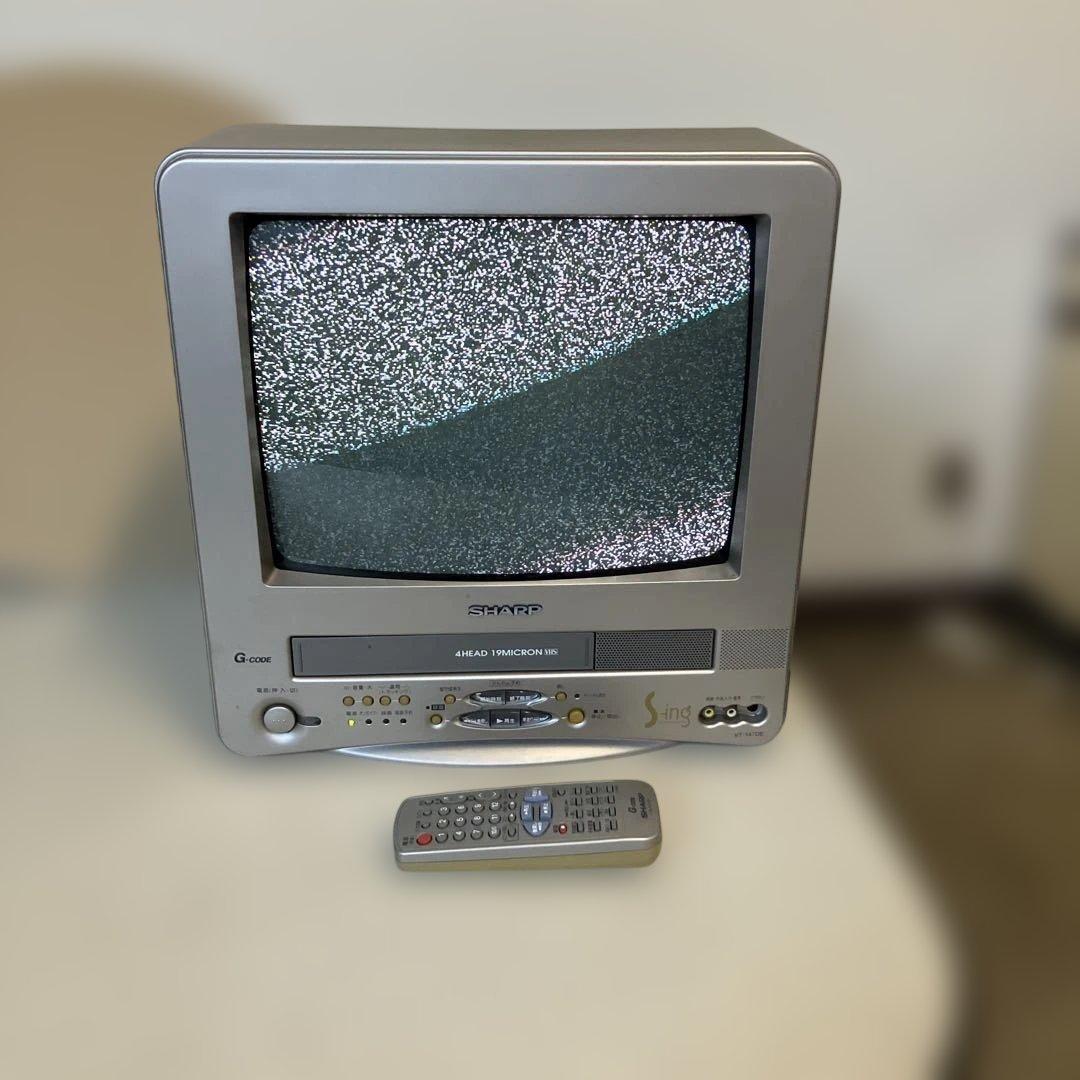 SHARP テレビデオ VT-147DE - メルカリ