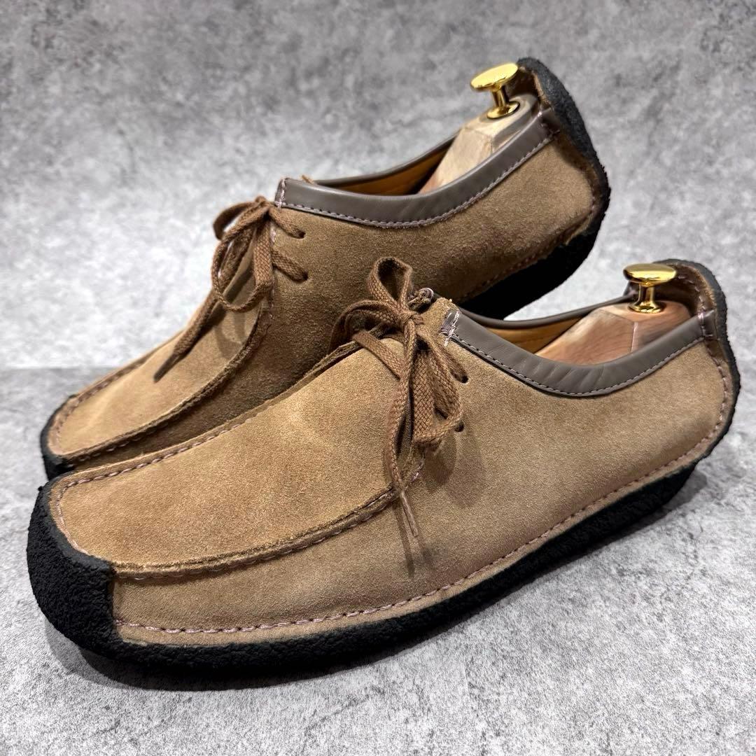 【極美品】CLARKS クラークス　27.5cm ナタリー　　レザー　スエード