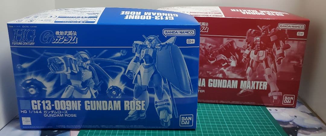 HG 1/144 ガンダムローズ&HG 1/144 ガンダムマックスター セット