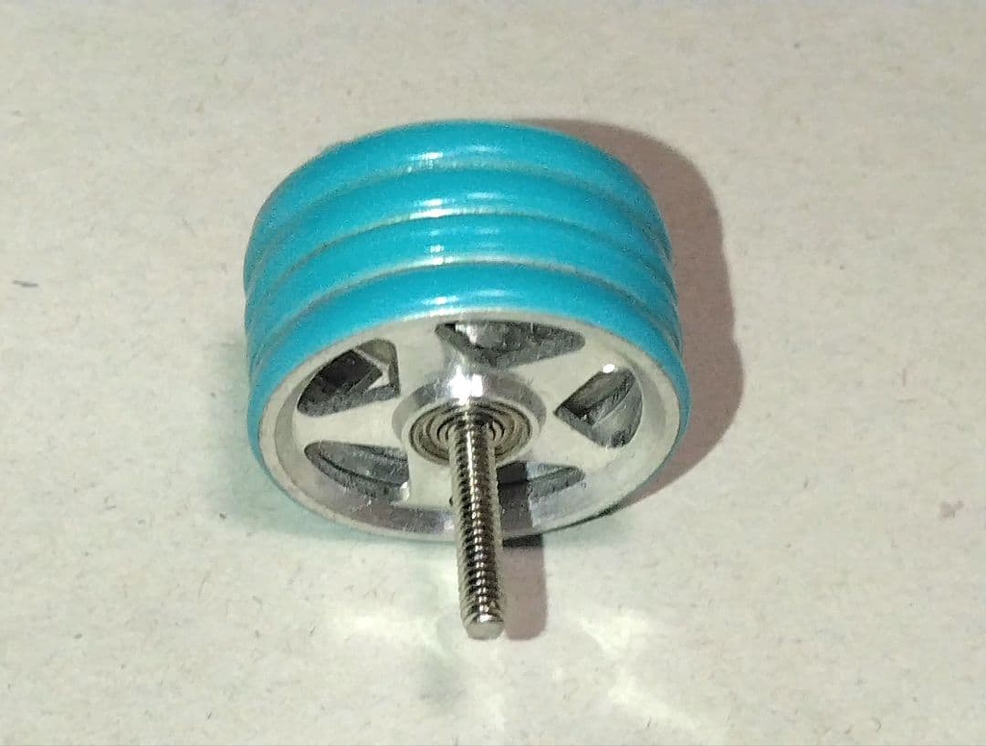 再出品】ミニ四駆 軽量2段 軽量13mm 軽量19mm 純正ブルー ローラー