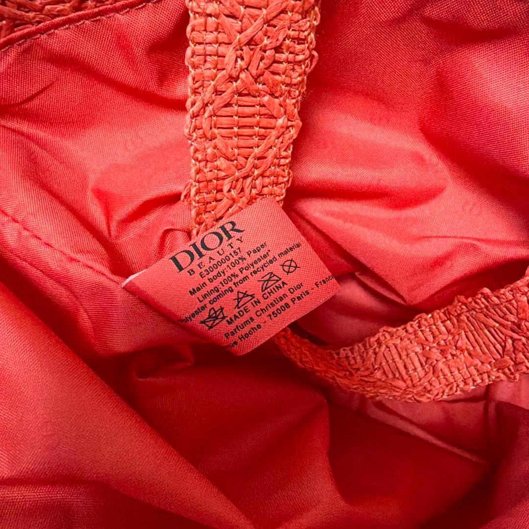 ディオール ノベルティ ストロー トートバッグ - メルカリ