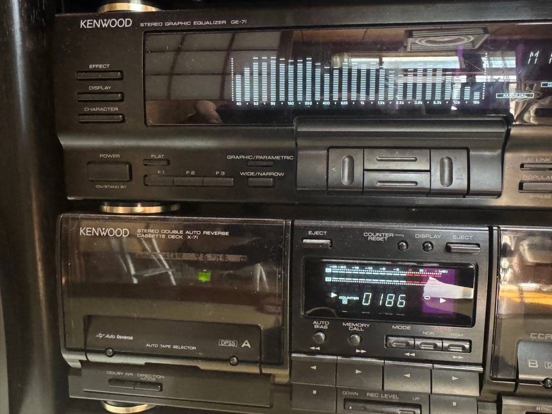 KENWOOD ROXY J7 コンポ （リモコン取説付） - メルカリ