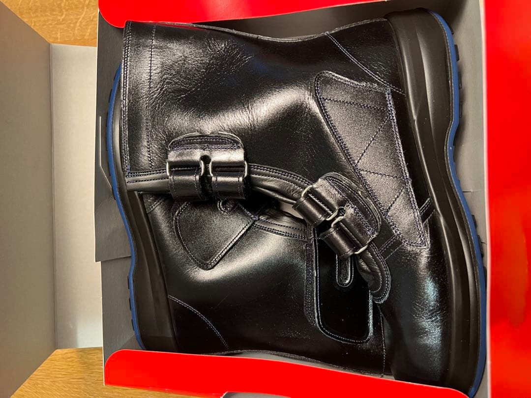 Simon 安全靴 8538黒 26.5 cm シモン 8538 SIMON JIS規格 本革 安全靴 革製S種 ロング セーフティー