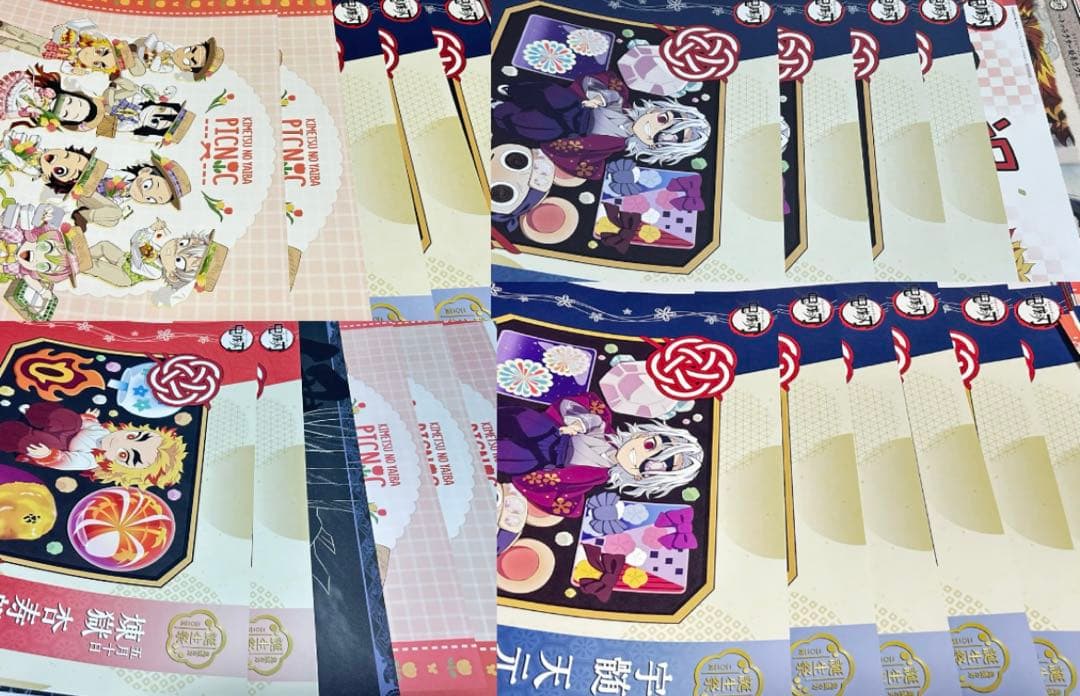 鬼滅の刃 ランチョンマット ランチョンマットクリアファイル 大量